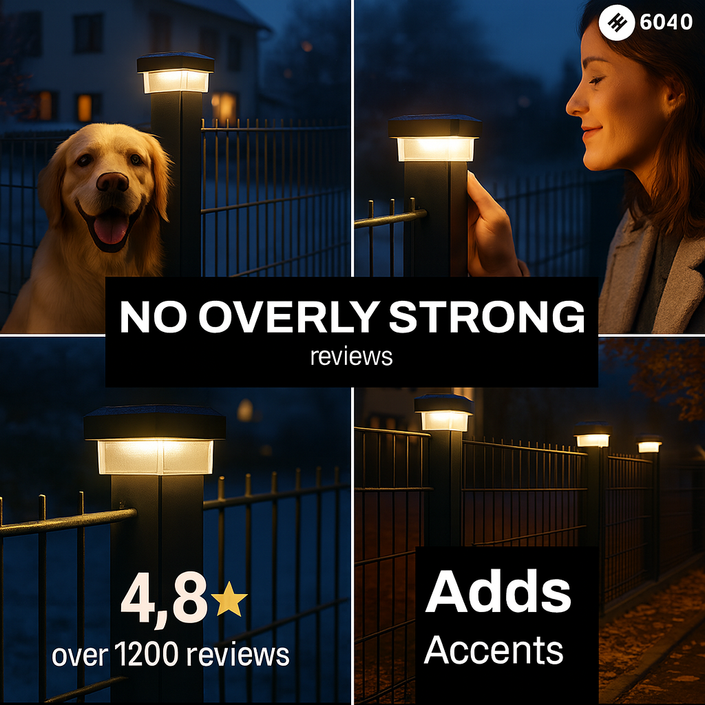 6040 Solar Zaunleuchte LED int