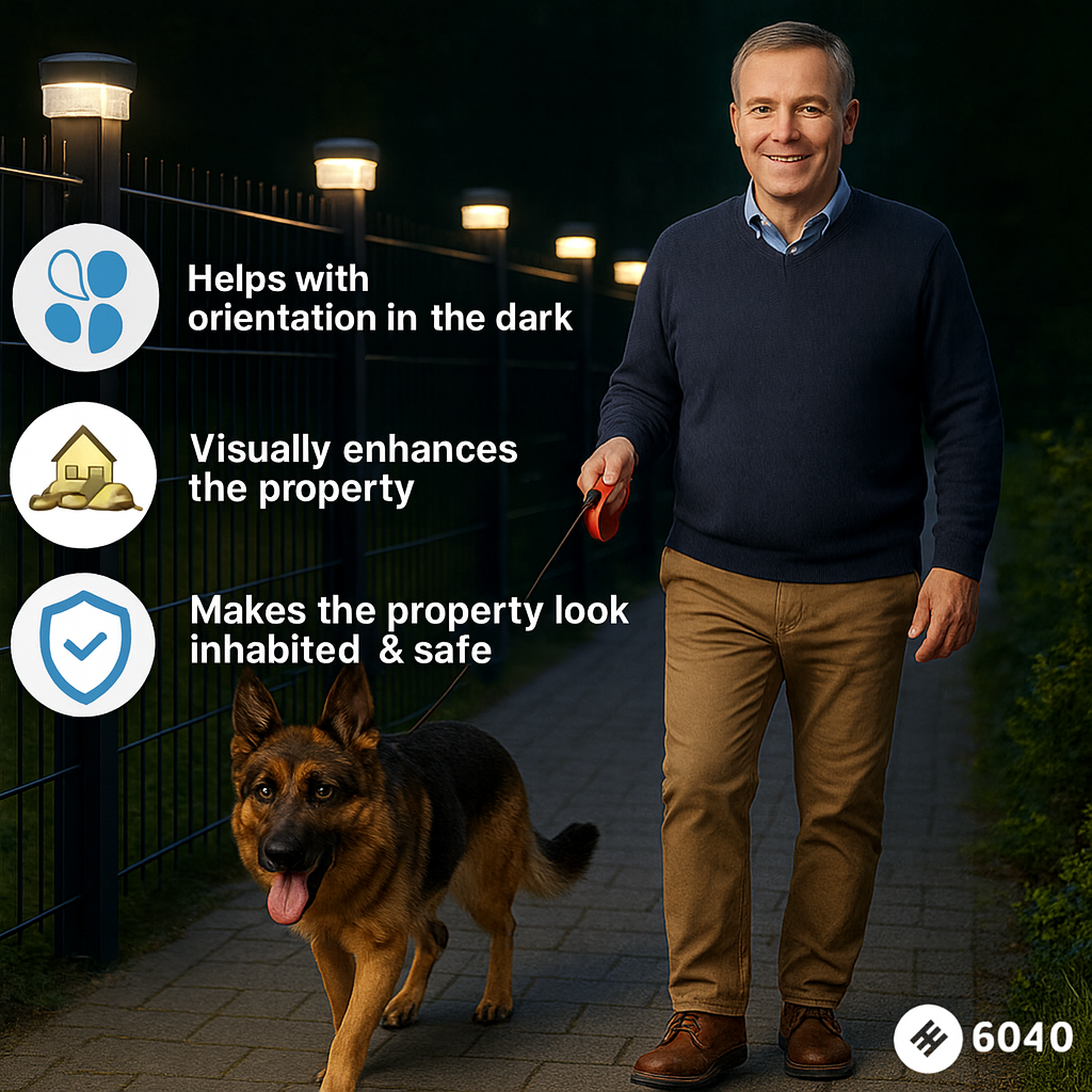 6040 Solar Zaunleuchte LED int