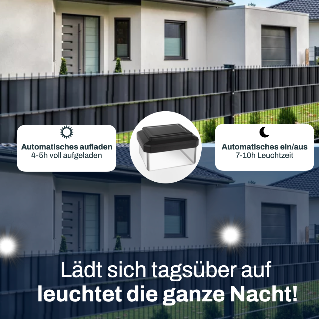 6040 Solar Zaunleuchte LED ch